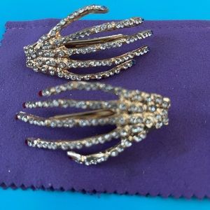 Rhinestone hair clips